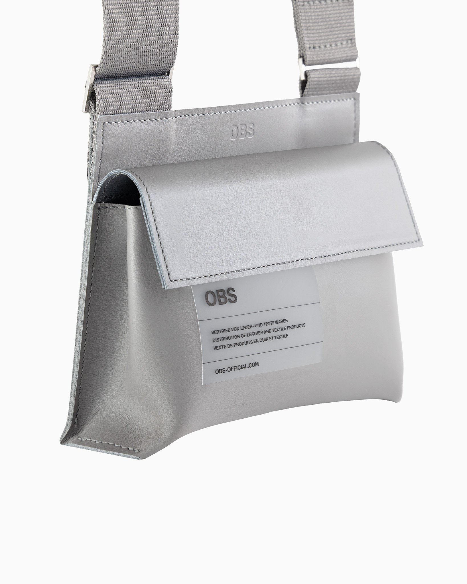 Kompakt Crossbody Bag Schiefergrau