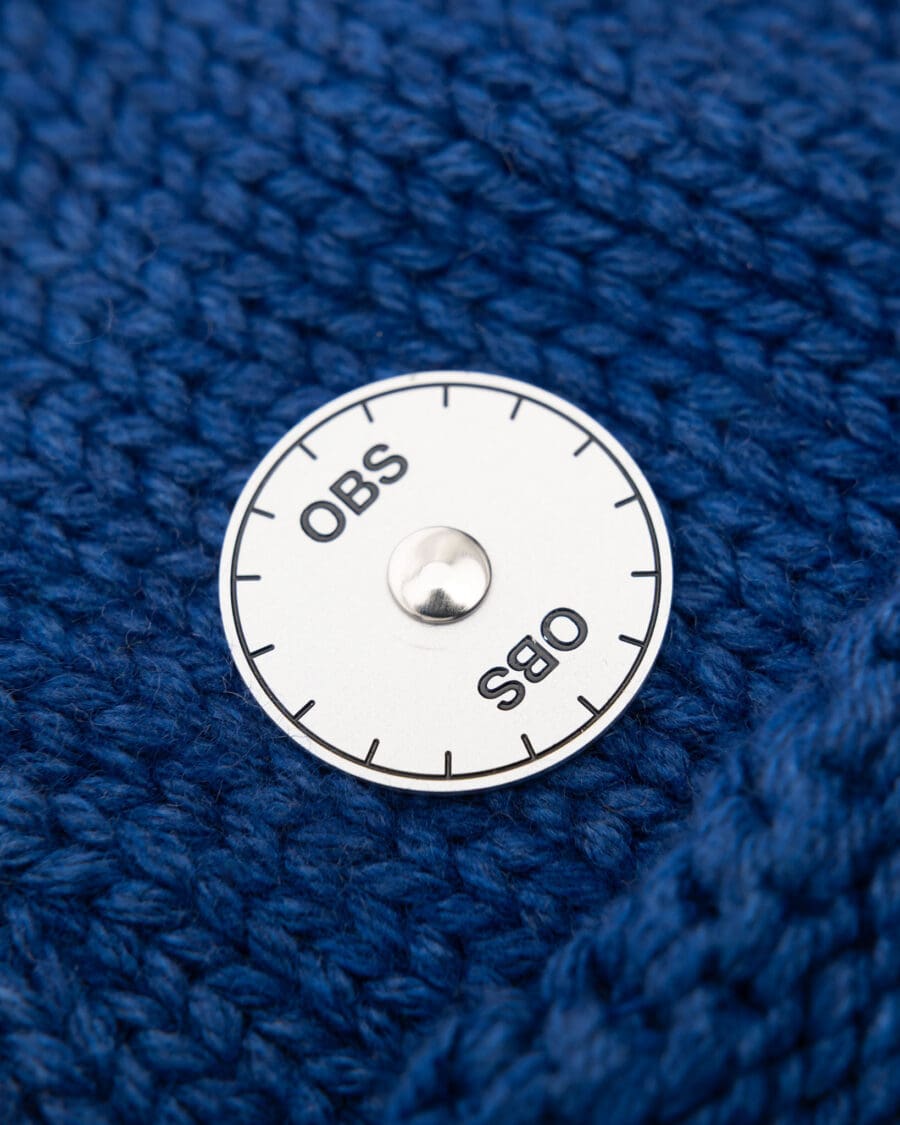 Alternative view of Plate Beanie / Blue