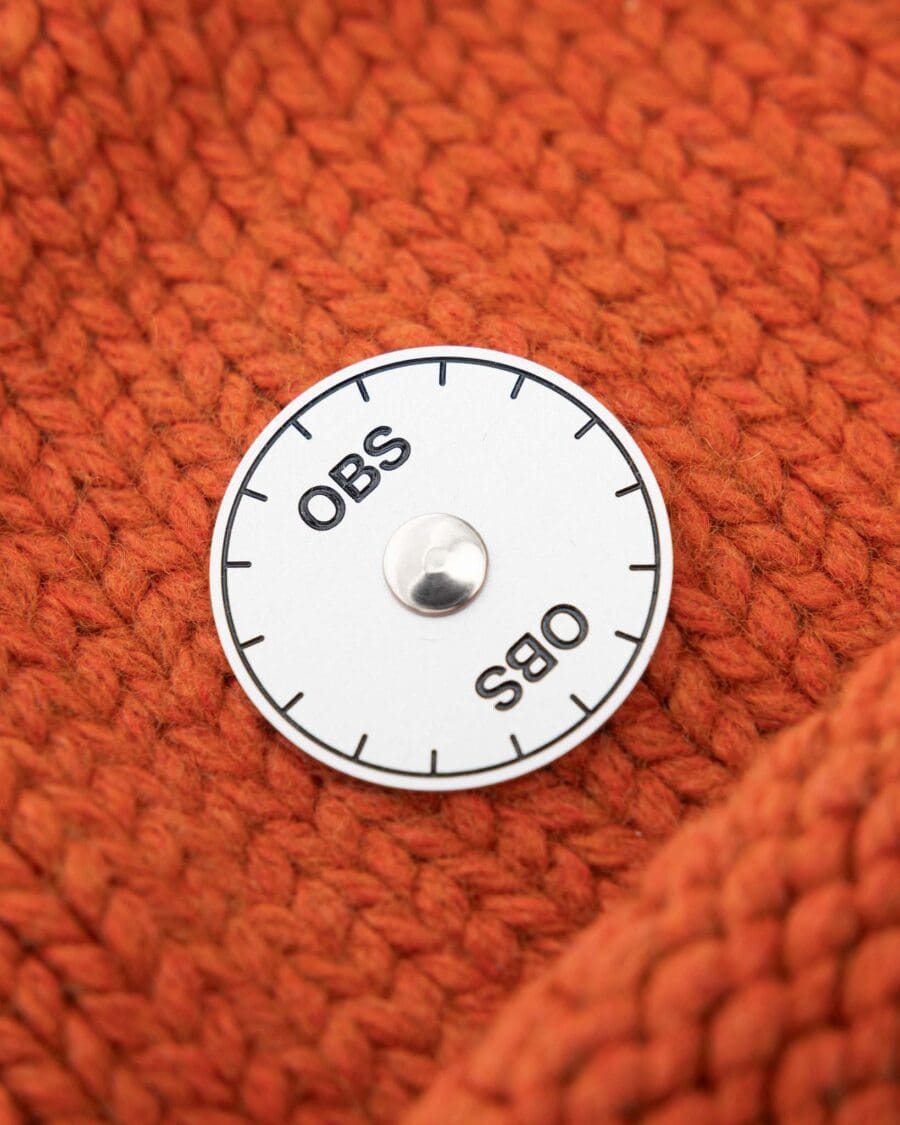 Alternative view of Plate Beanie / Rust