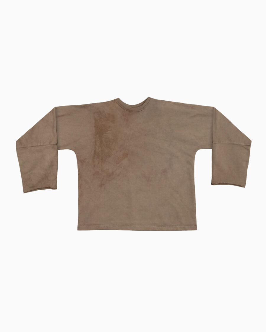 T-Cut Crewneck Brown