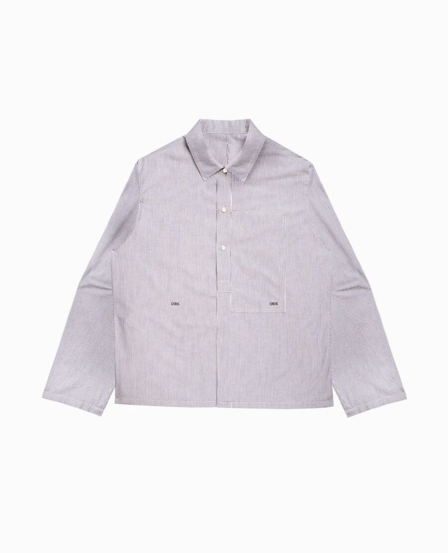 Three Button Shirt / Striped