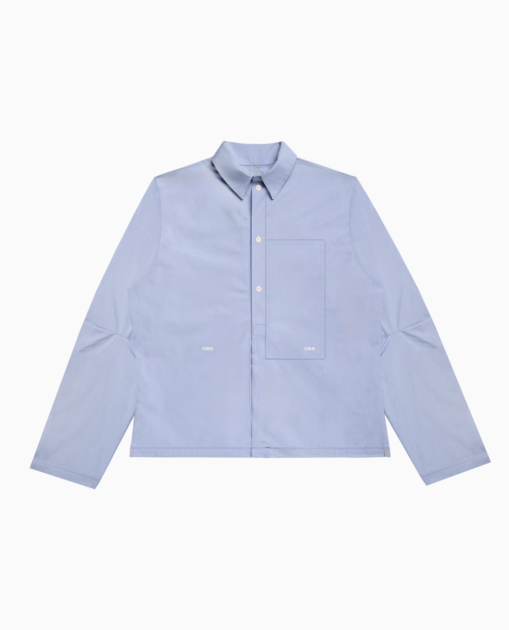 Three Button Shirt / Office blue