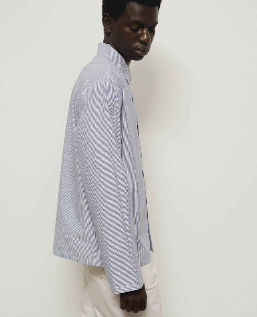 Three Button Shirt / Striped - Image 3